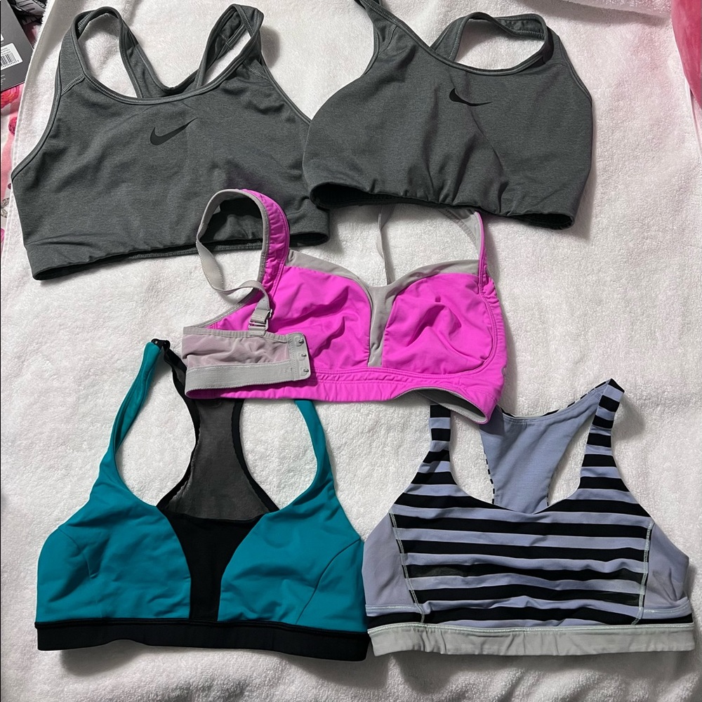 3 lululemon 2 Nike Bras